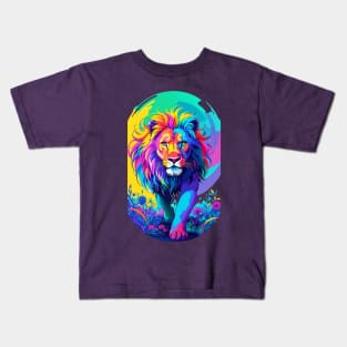 Biopunk Lion Kids T-Shirt